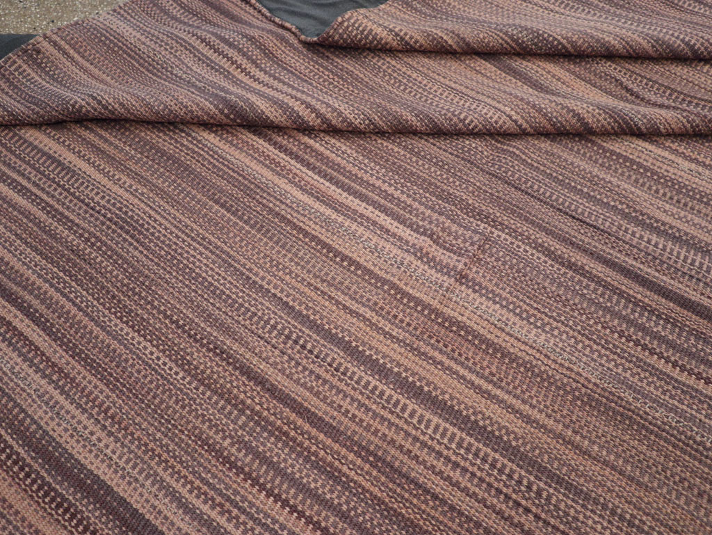 Modern Turkish Flatweave Room Size Carpet, No.31434 - Gss