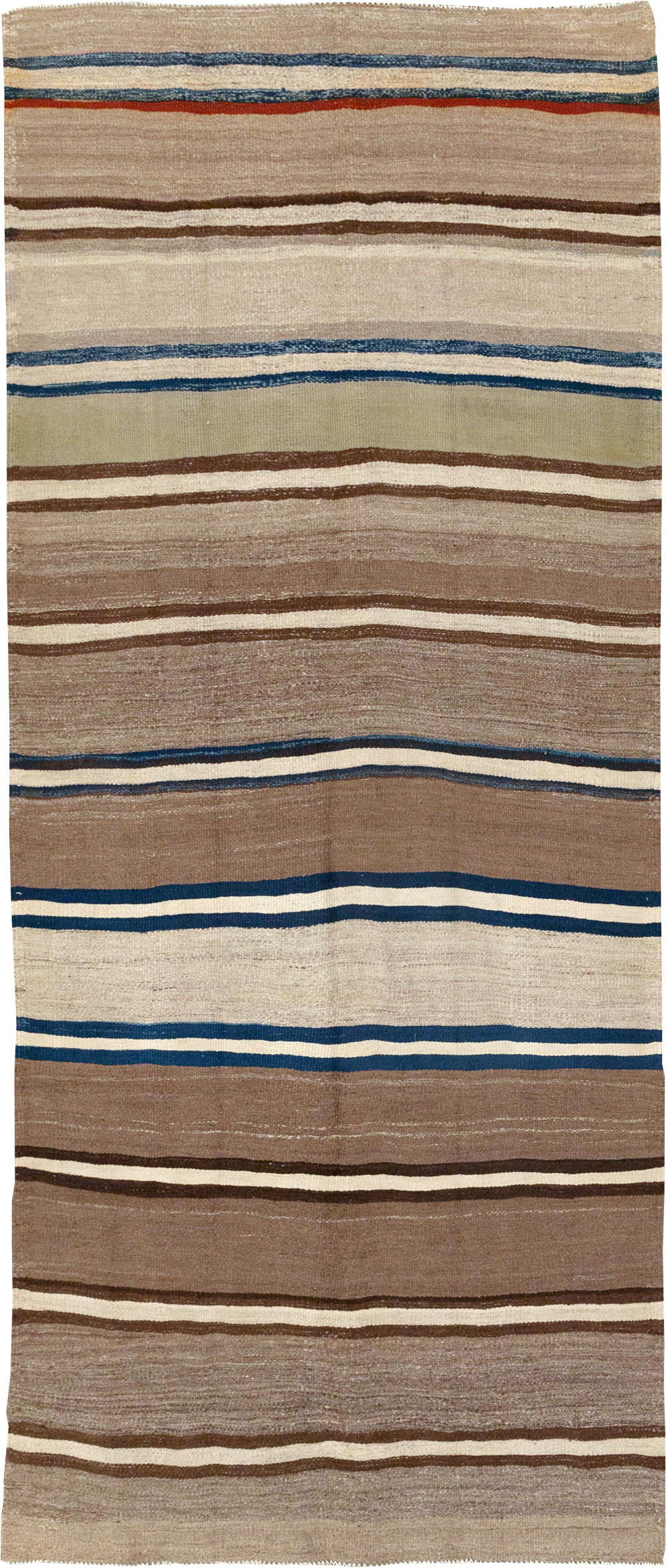 Vintage Persian Kilim Gallery Rug, No.31437 - Gss