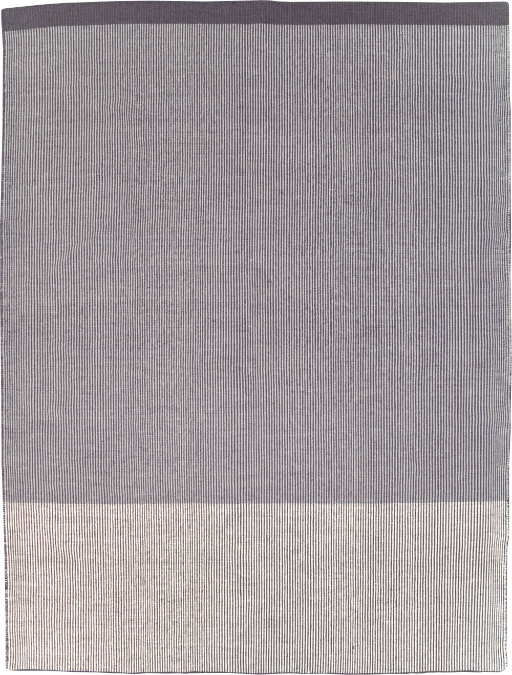 Contemporary Turkish Flatweave Room Size Carpet, No.31447 - Gss