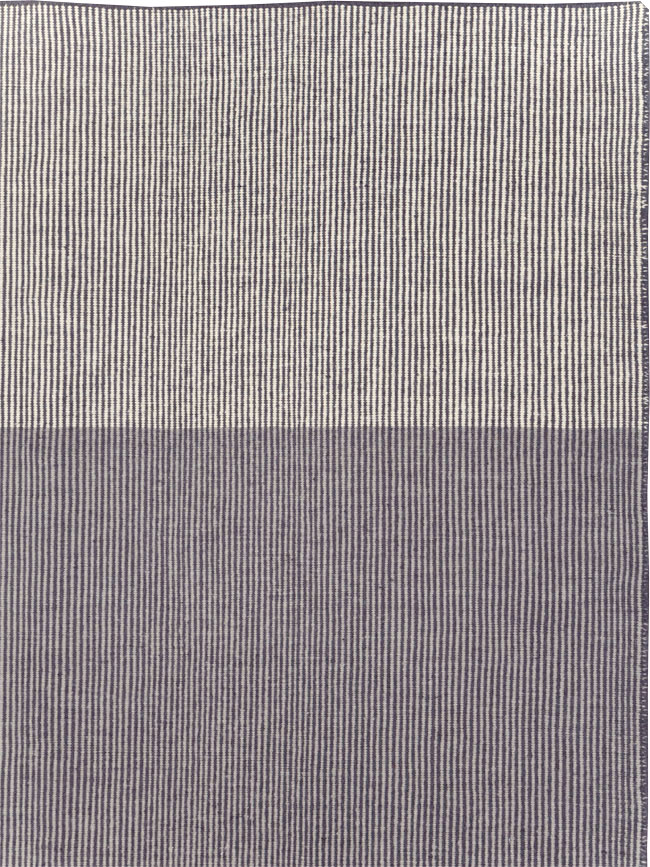 Contemporary Turkish Flatweave Room Size Carpet, No.31447 - Gss