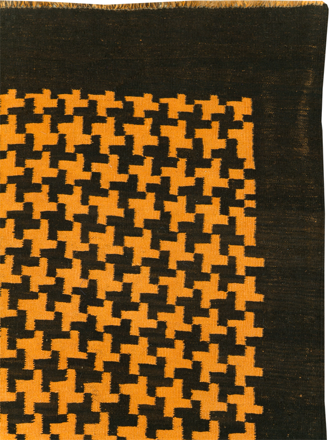 Vintage Moroccan Flatweave Gallery Rug, No.31448 - Gss