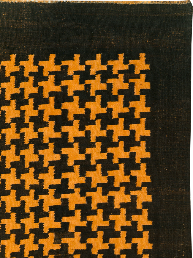 Vintage Moroccan Flatweave Gallery Rug, No.31448 - Gss