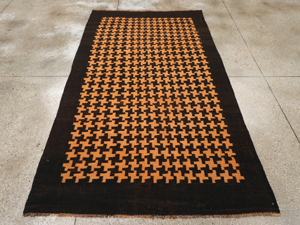 Vintage Moroccan Flatweave Gallery Rug, No.31448 - Gss