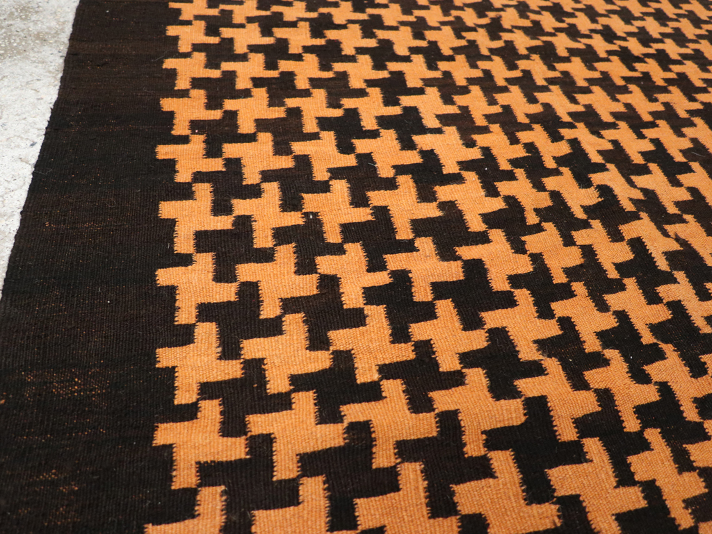 Vintage Moroccan Flatweave Gallery Rug, No.31448 - Gss