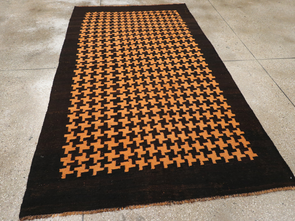 Vintage Moroccan Flatweave Gallery Rug, No.31448 - Gss