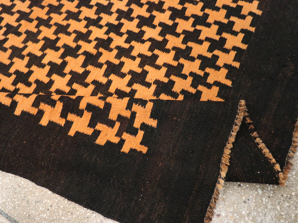 Vintage Moroccan Flatweave Gallery Rug, No.31448 - Gss