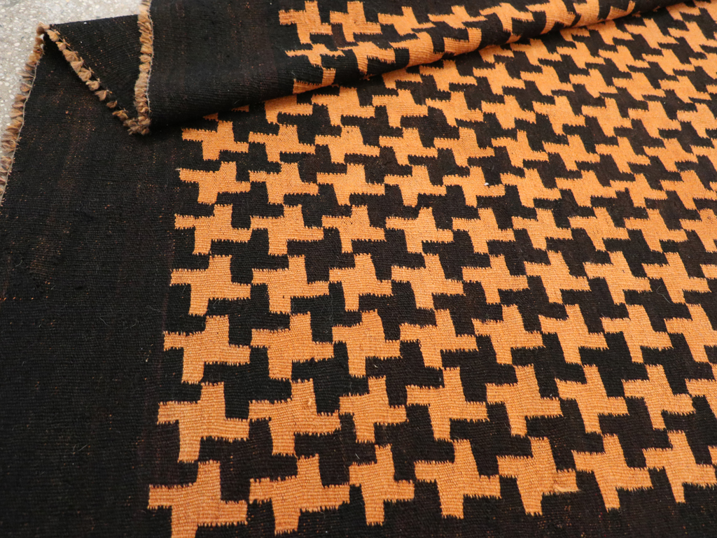 Vintage Moroccan Flatweave Gallery Rug, No.31448 - Gss