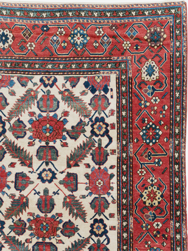 Vintage Northwest Persian Shahsavan Long Room Size Carpet, No.31451 - Gss