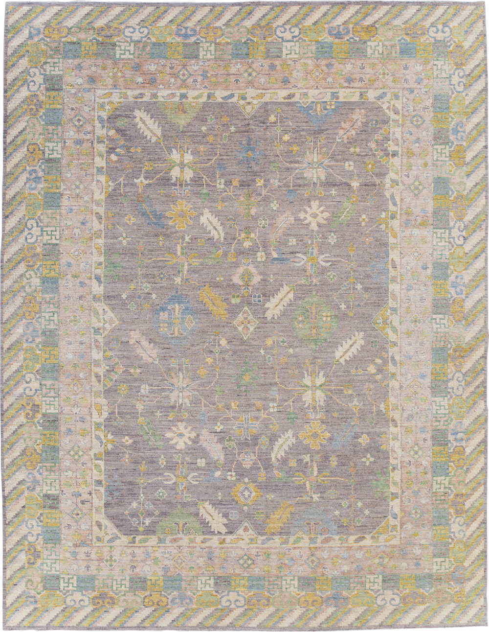 Modern East Turkestan Khotan Room Size Carpet, No.31460 - Gss