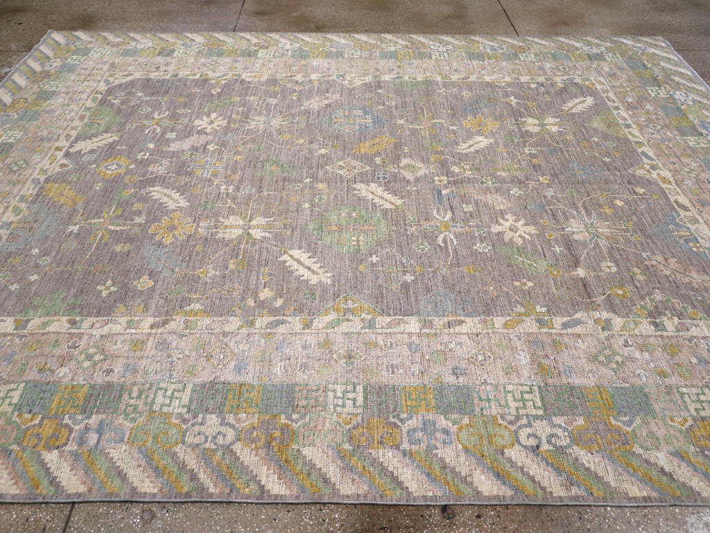 Modern East Turkestan Khotan Room Size Carpet, No.31460 - Gss