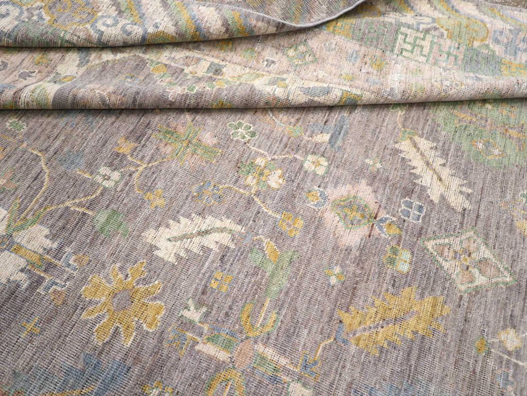 Modern East Turkestan Khotan Room Size Carpet, No.31460 - Gss