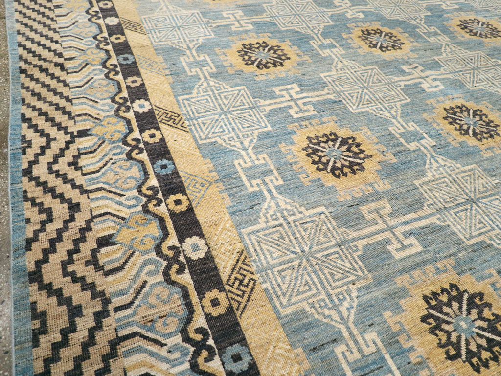 Modern East Turkestan Khotan Room Size Carpet, No.31461 - Gss