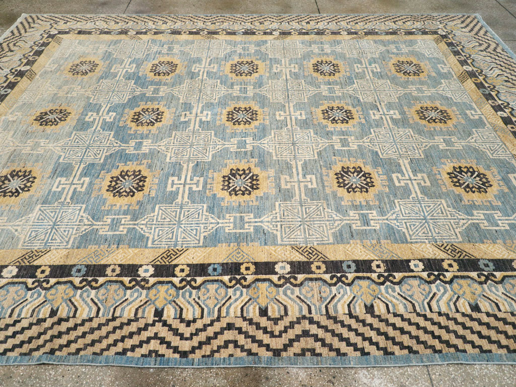 Modern East Turkestan Khotan Room Size Carpet, No.31461 - Gss