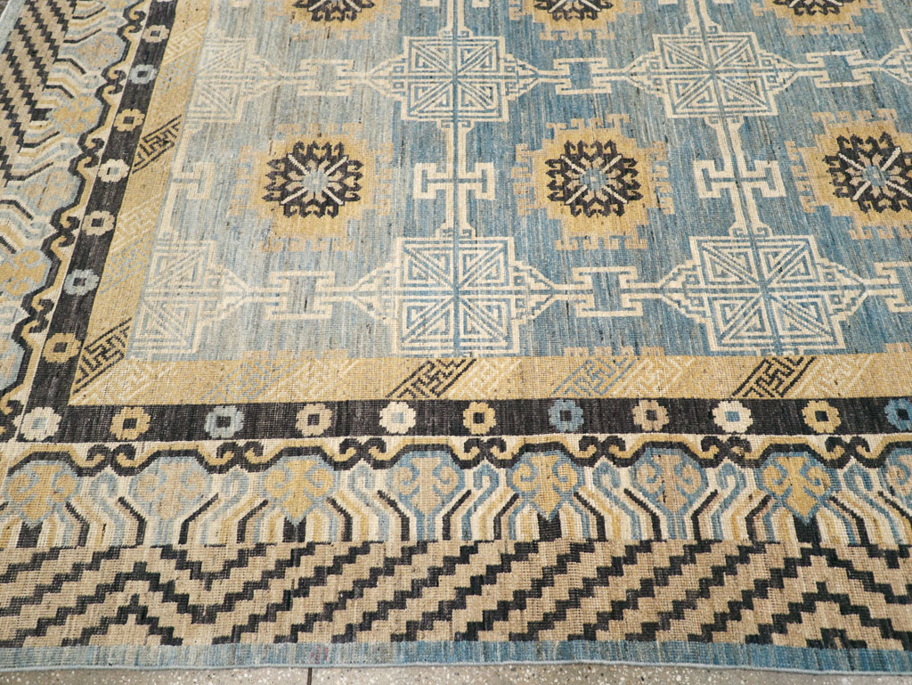 Modern East Turkestan Khotan Room Size Carpet, No.31461 - Gss