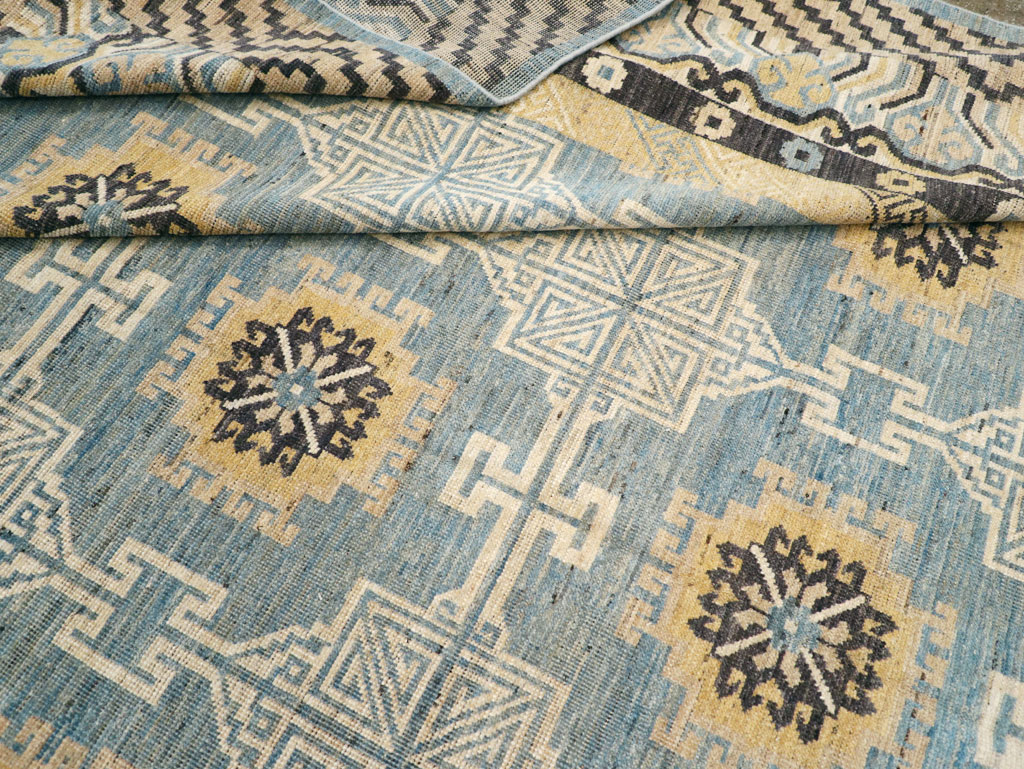 Modern East Turkestan Khotan Room Size Carpet, No.31461 - Gss