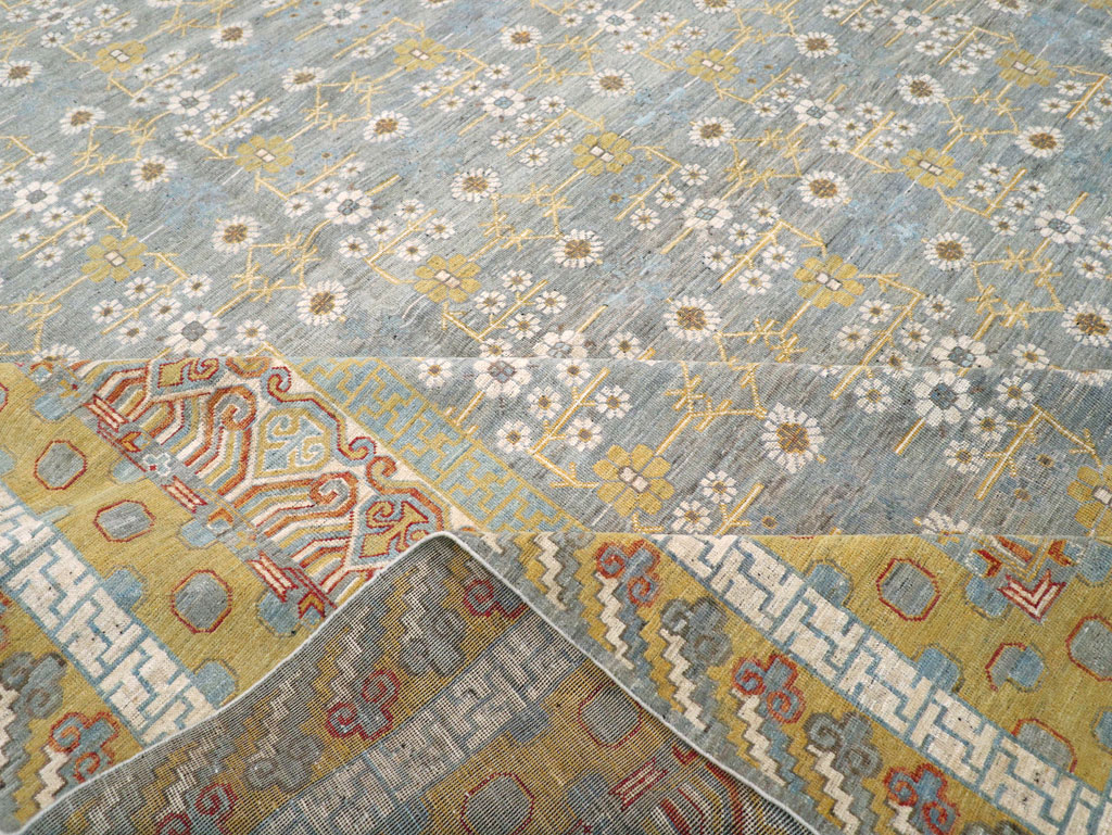 Contemporary East Turkestan Khotan Oversize Carpet, No.31462 - Gss