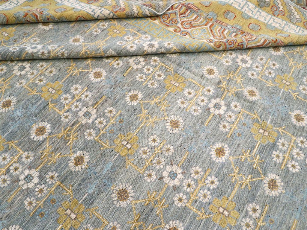 Contemporary East Turkestan Khotan Oversize Carpet, No.31462 - Gss