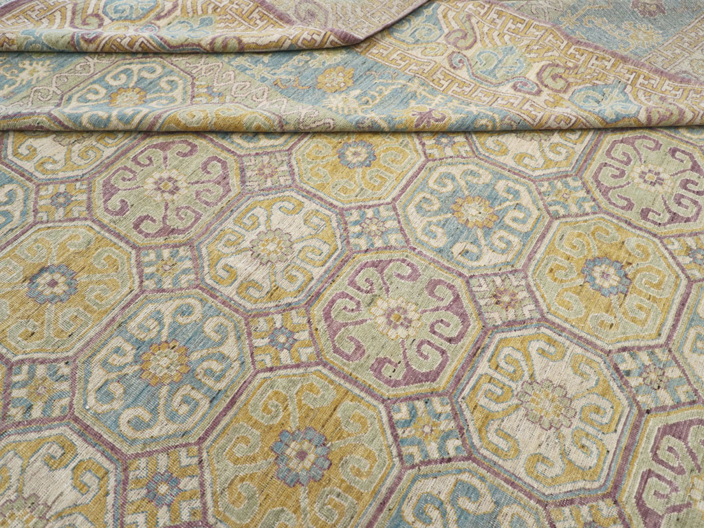 Modern East Turkestan Khotan Oversize Carpet, No.31463 - Gss