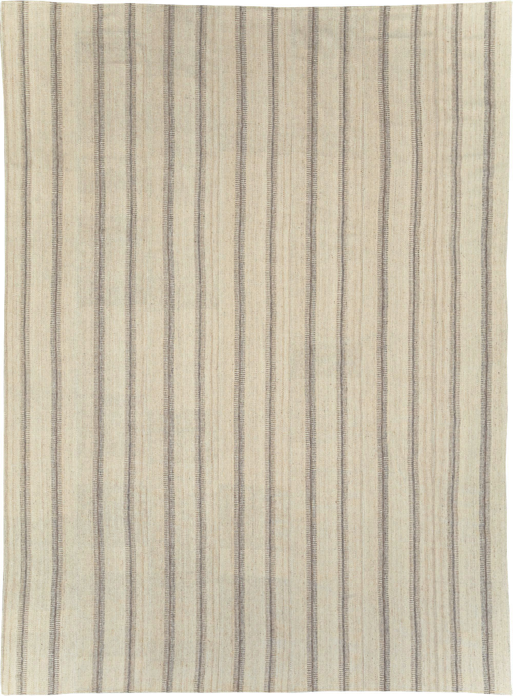 Vintage Turkish Flatweave Kilim Room Size Carpet, No.31464 - Gss