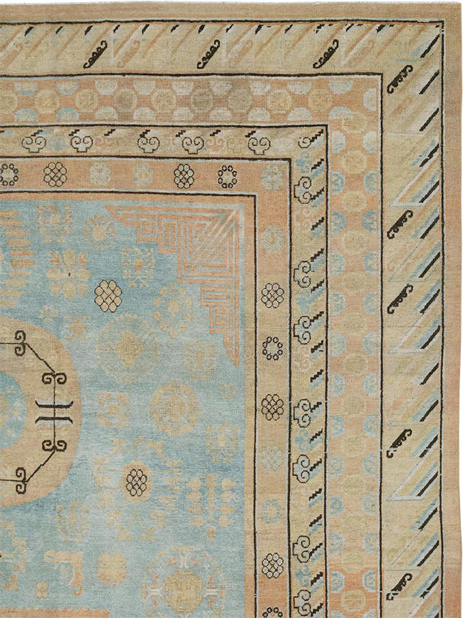 Antique East Turkestan Khotan Large Carpet, No.31472 - Gss