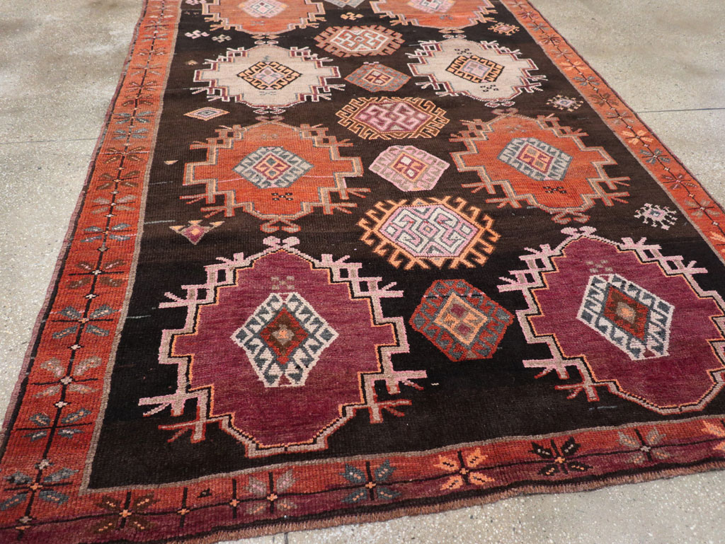 Vintage Turkish Anatolian Small Room Size Carpet, No.31479 - Gss