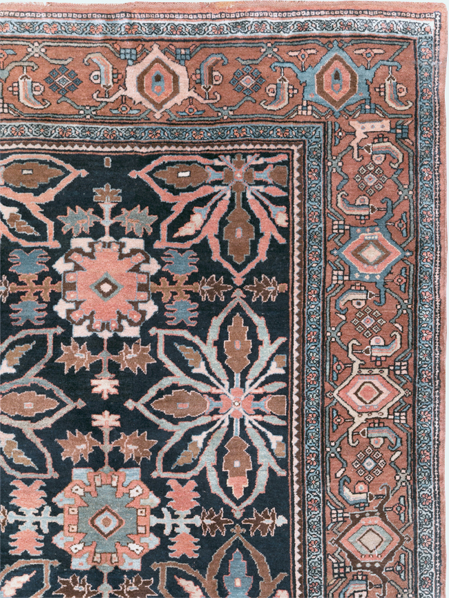 Antique Persian Bidjar Room Size Carpet, No.31483 - Gss