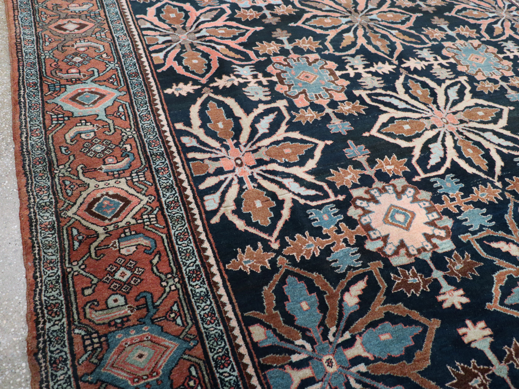 Antique Persian Bidjar Room Size Carpet, No.31483 - Gss
