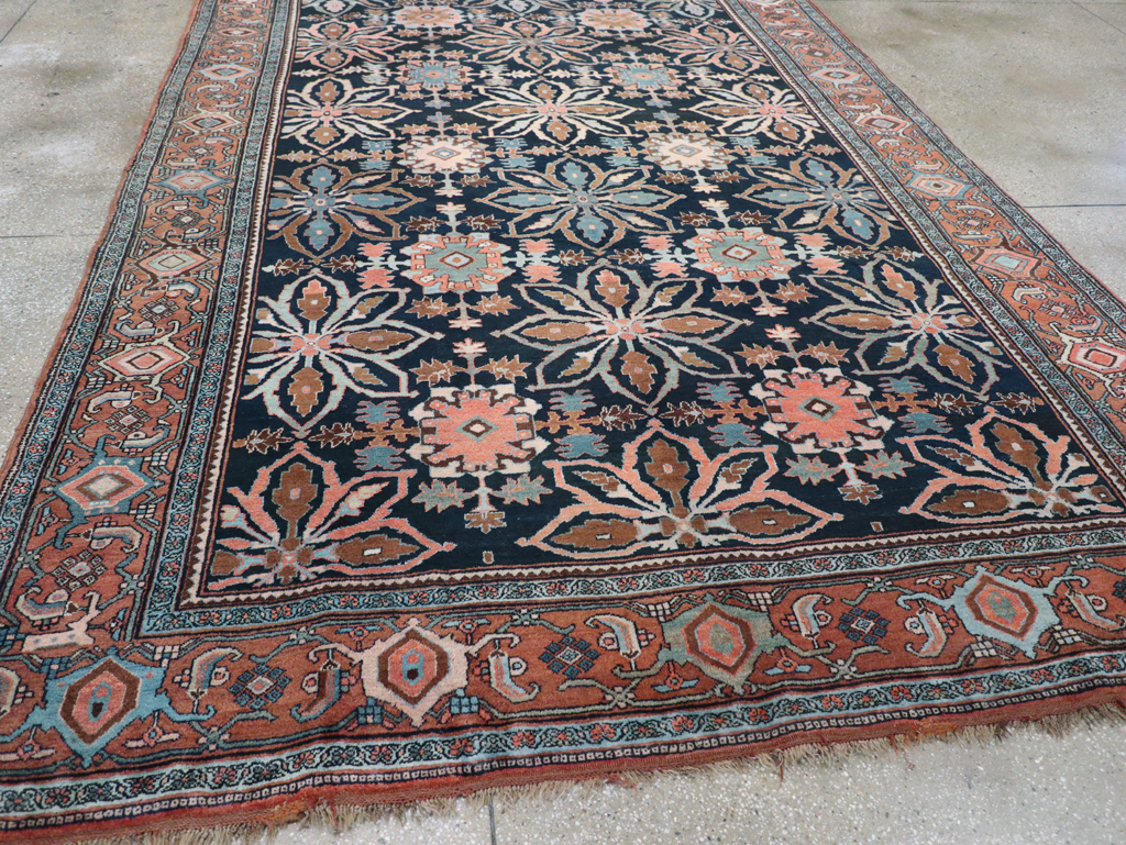 Antique Persian Bidjar Room Size Carpet, No.31483 - Gss