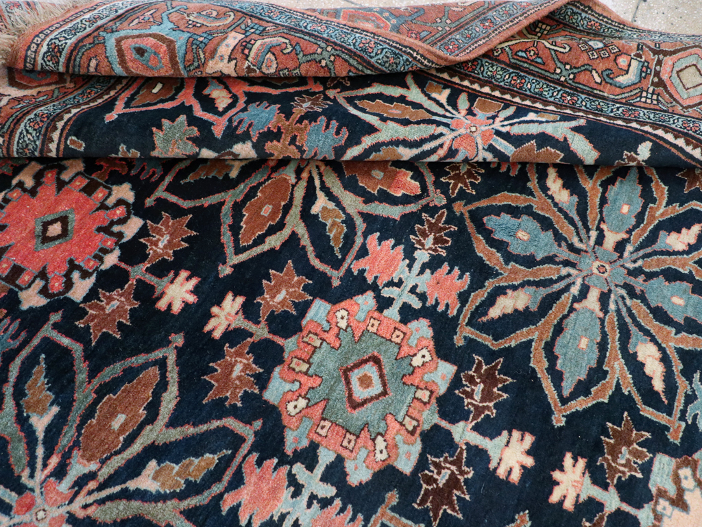 Antique Persian Bidjar Room Size Carpet, No.31483 - Gss