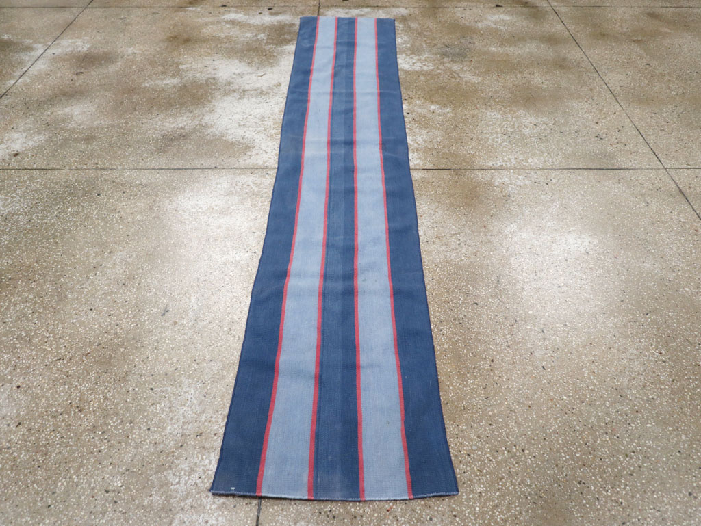 Vintage Indian Dhurrie Runner, No.31488 - Gss