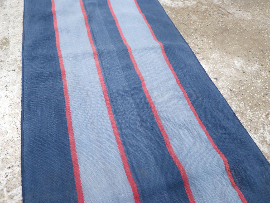 Vintage Indian Dhurrie Runner, No.31488 - Gss