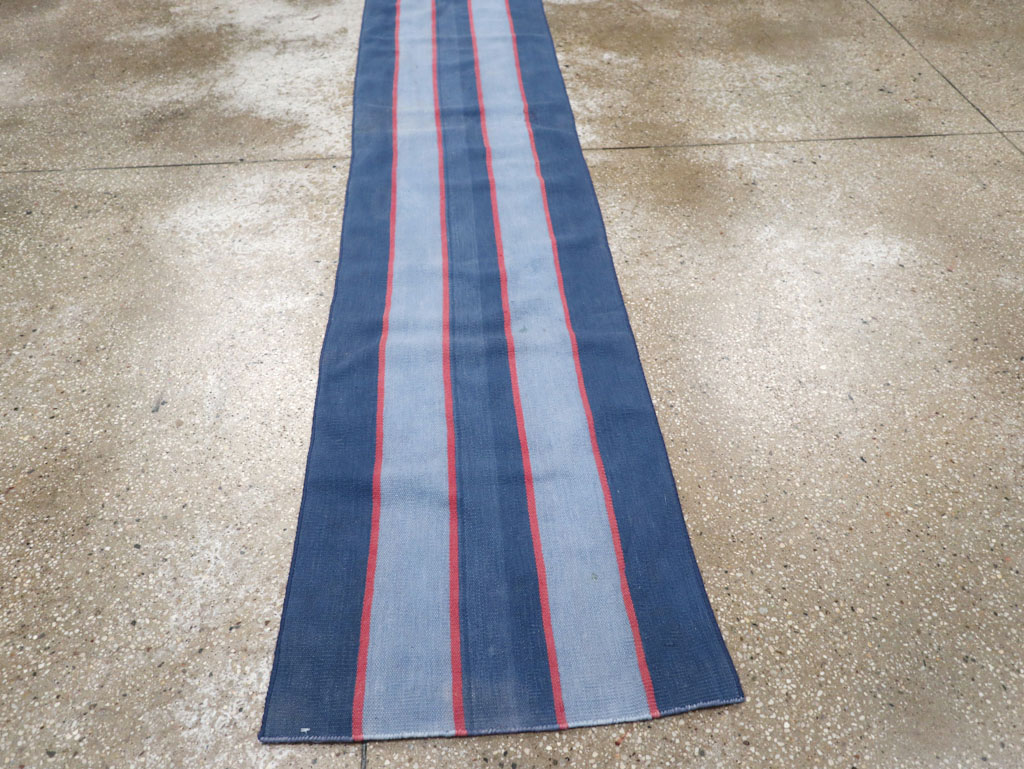 Vintage Indian Dhurrie Runner, No.31488 - Gss