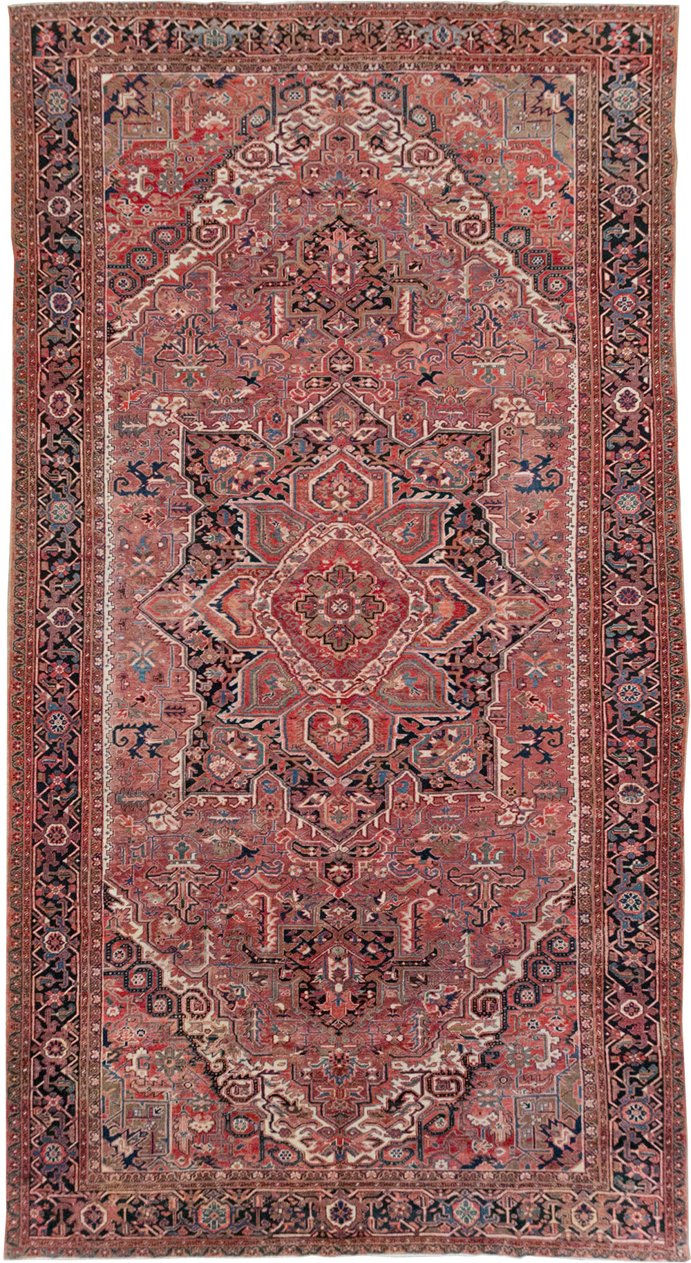 Antique Persian Heriz Large Carpet, No.31493 - Gss