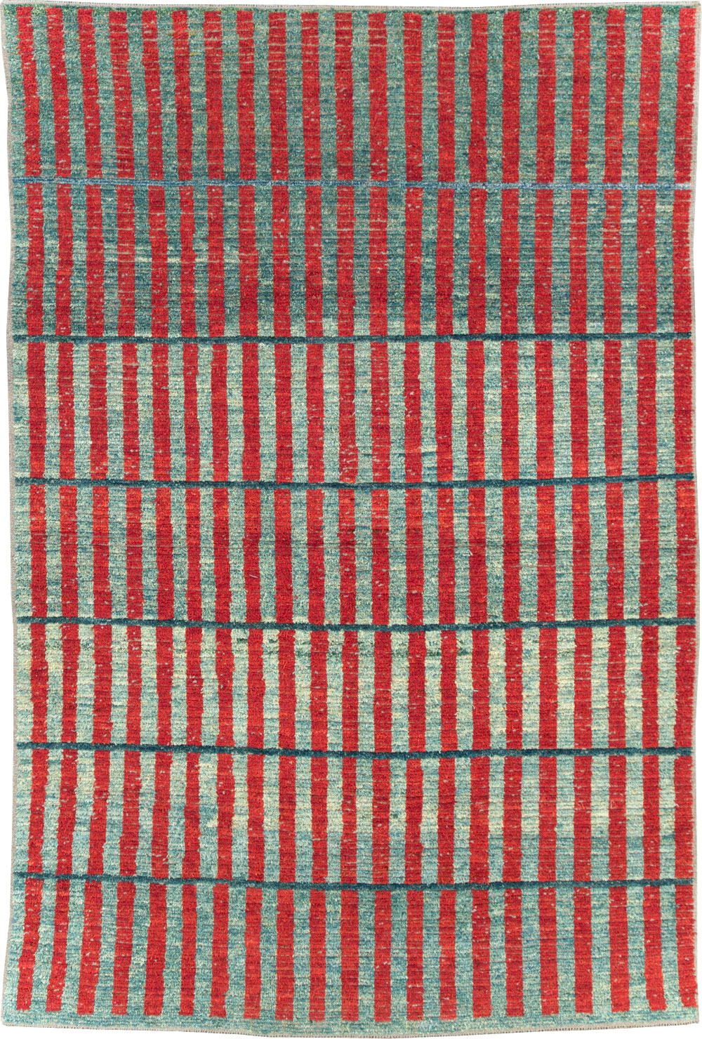 Contemporary Turkish Art Deco Style Accent Carpet, No.31500 - Gss