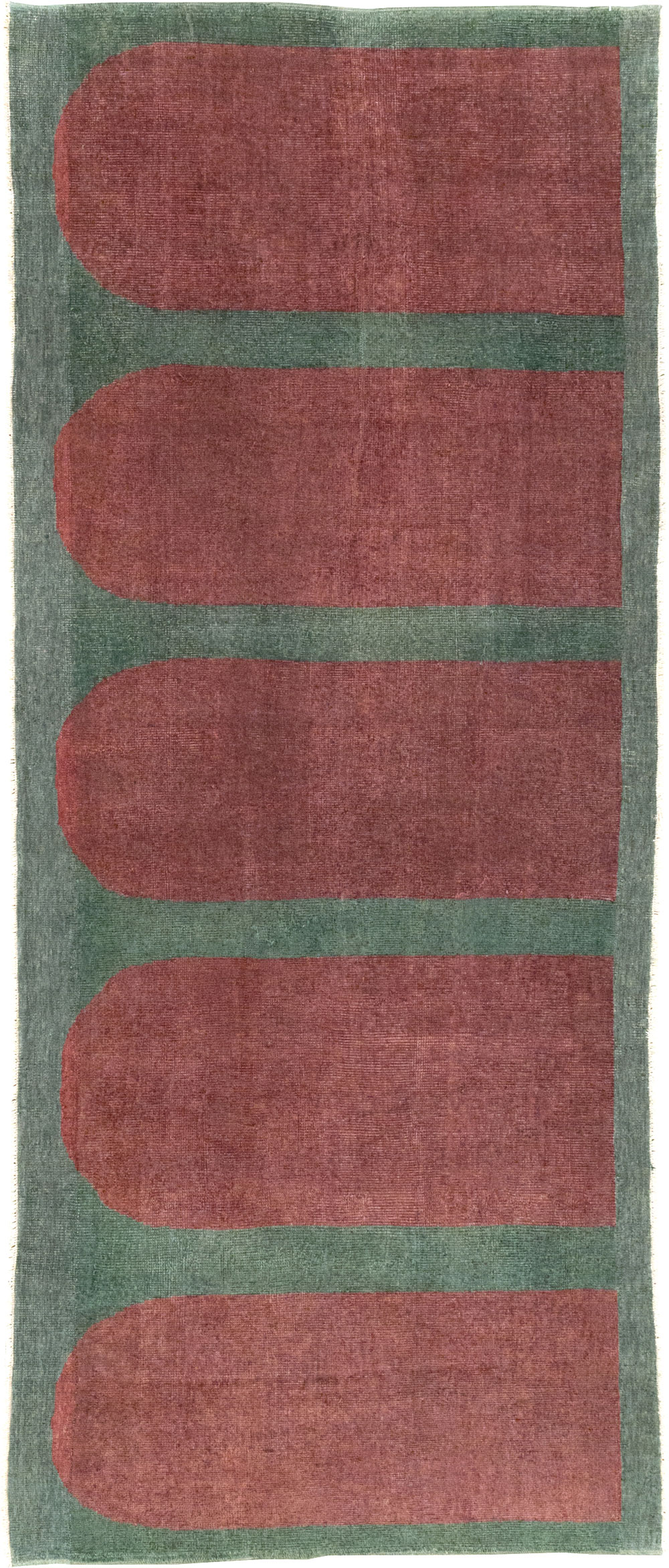 Vintage Turkish Art Deco Style Rug, No.31513 - Gss