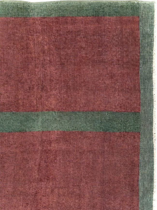 Vintage Turkish Art Deco Style Rug, No.31513 - Gss