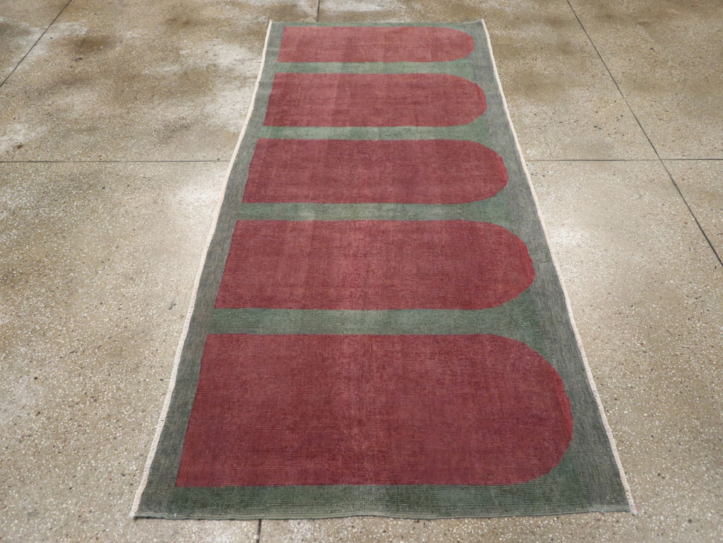 Vintage Turkish Art Deco Style Rug, No.31513 - Gss