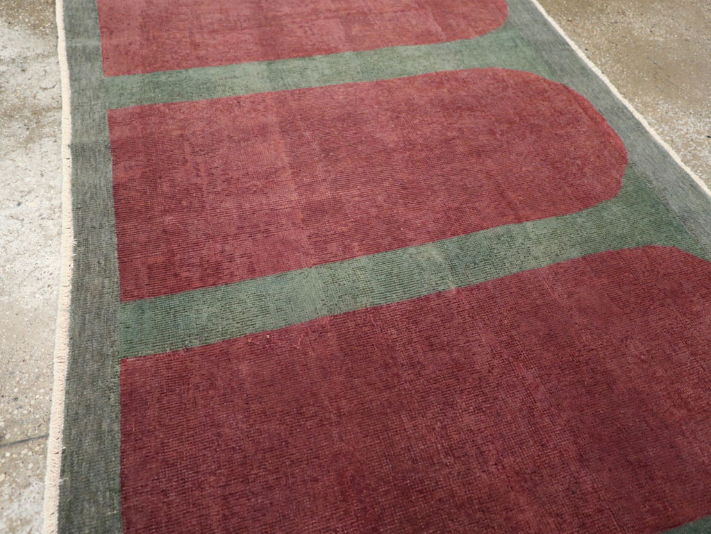 Vintage Turkish Art Deco Style Rug, No.31513 - Gss