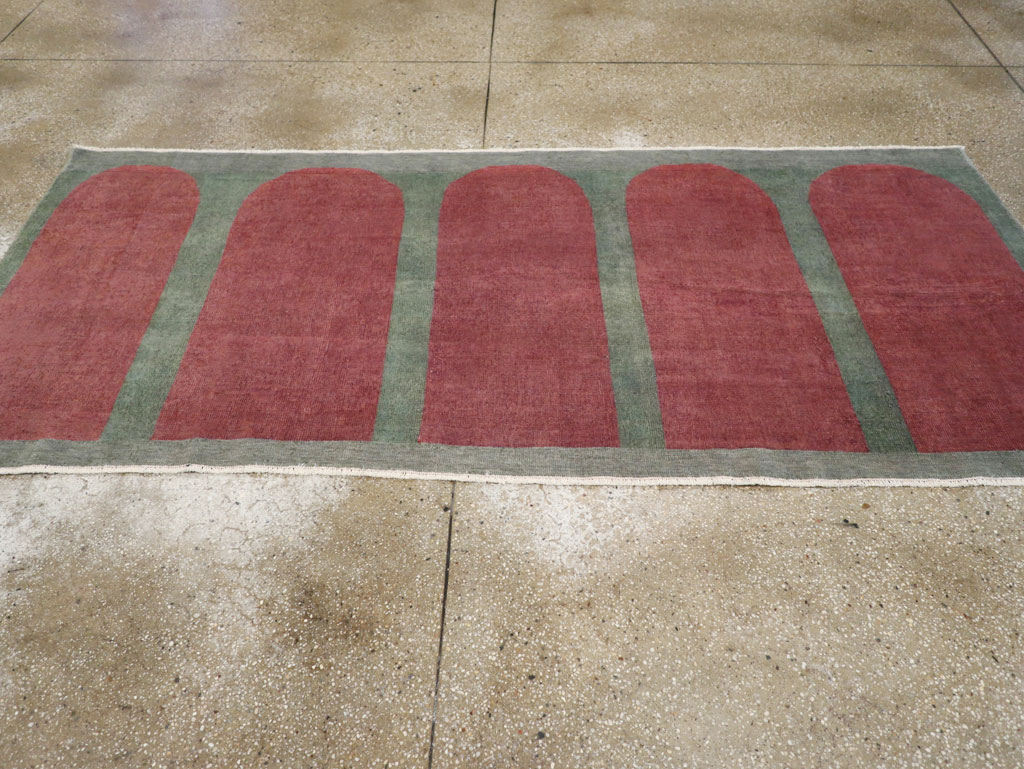 Vintage Turkish Art Deco Style Rug, No.31513 - Gss