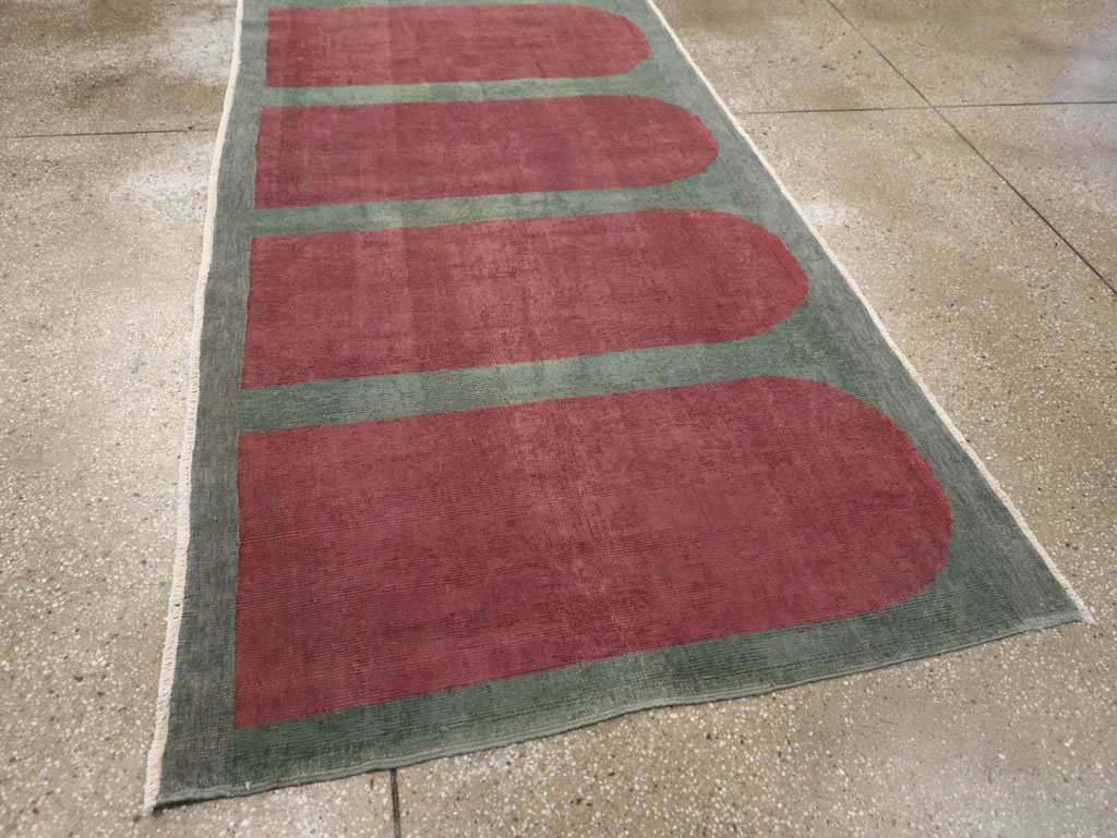 Vintage Turkish Art Deco Style Rug, No.31513 - Gss