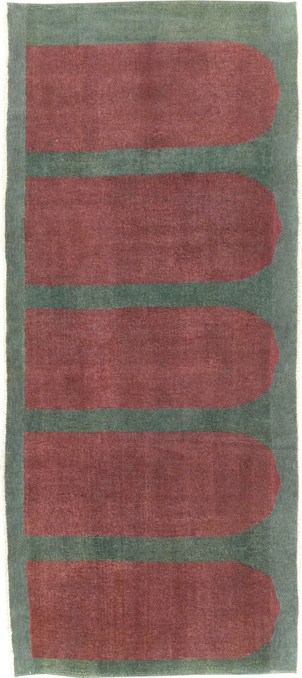 Vintage Turkish Art Deco Style Rug, No.31515 - Gss