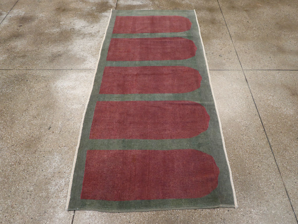 Vintage Turkish Art Deco Style Rug, No.31515 - Gss