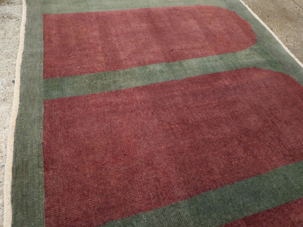 Vintage Turkish Art Deco Style Rug, No.31515 - Gss