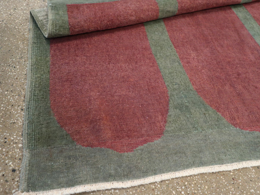 Vintage Turkish Art Deco Style Rug, No.31515 - Gss