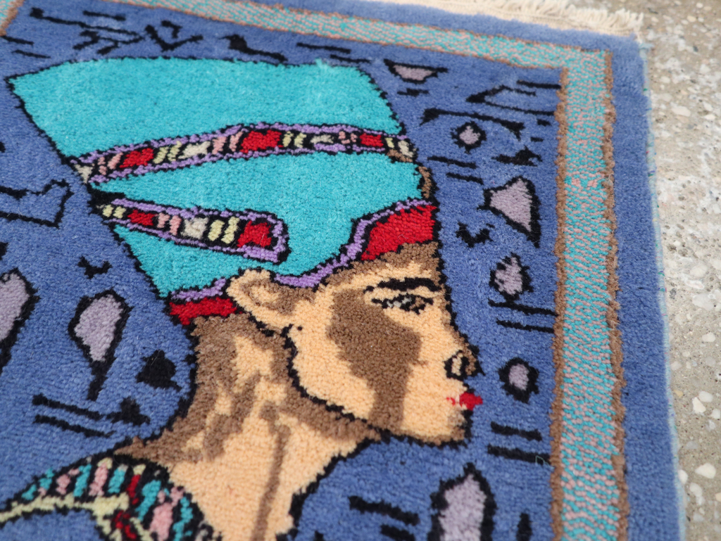 Vintage Egyptian Pictorial Rug, No.31517 - Gss