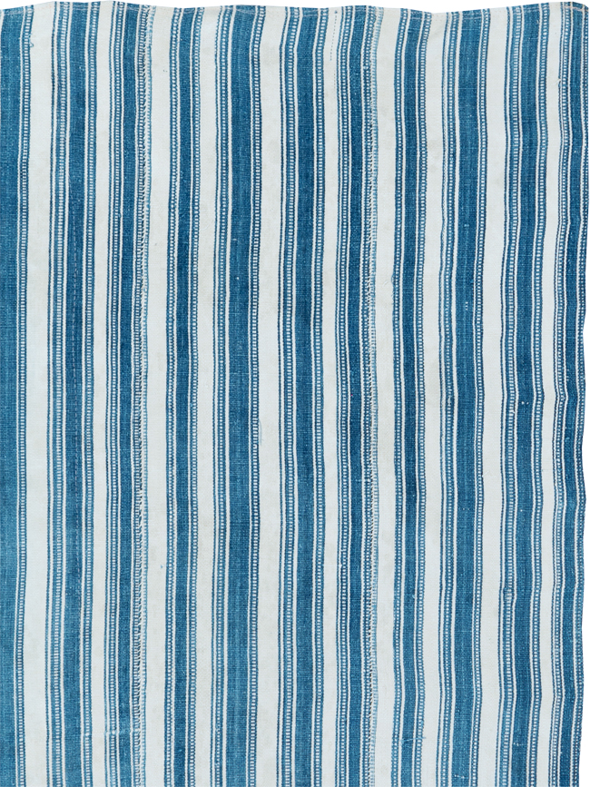 Vintage Persian Flatweave Kilim Throw Rug, No.31520 - Gss