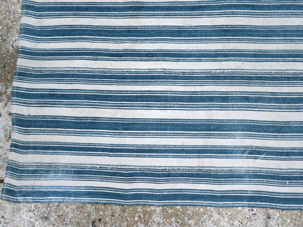 Vintage Persian Flatweave Kilim Throw Rug, No.31520 - Gss