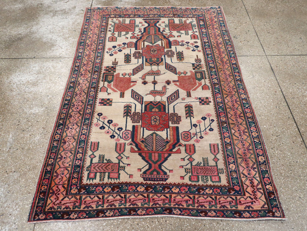 Antique Persian Afshar Rug, No.31521 - Gss