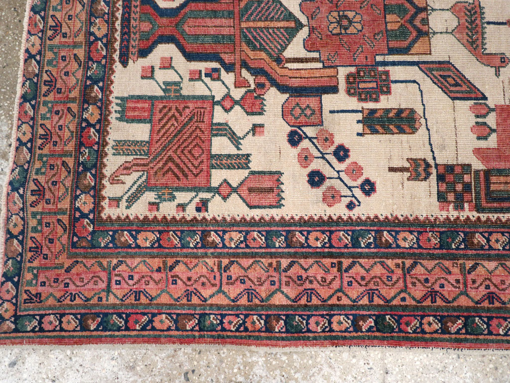Antique Persian Afshar Rug, No.31521 - Gss