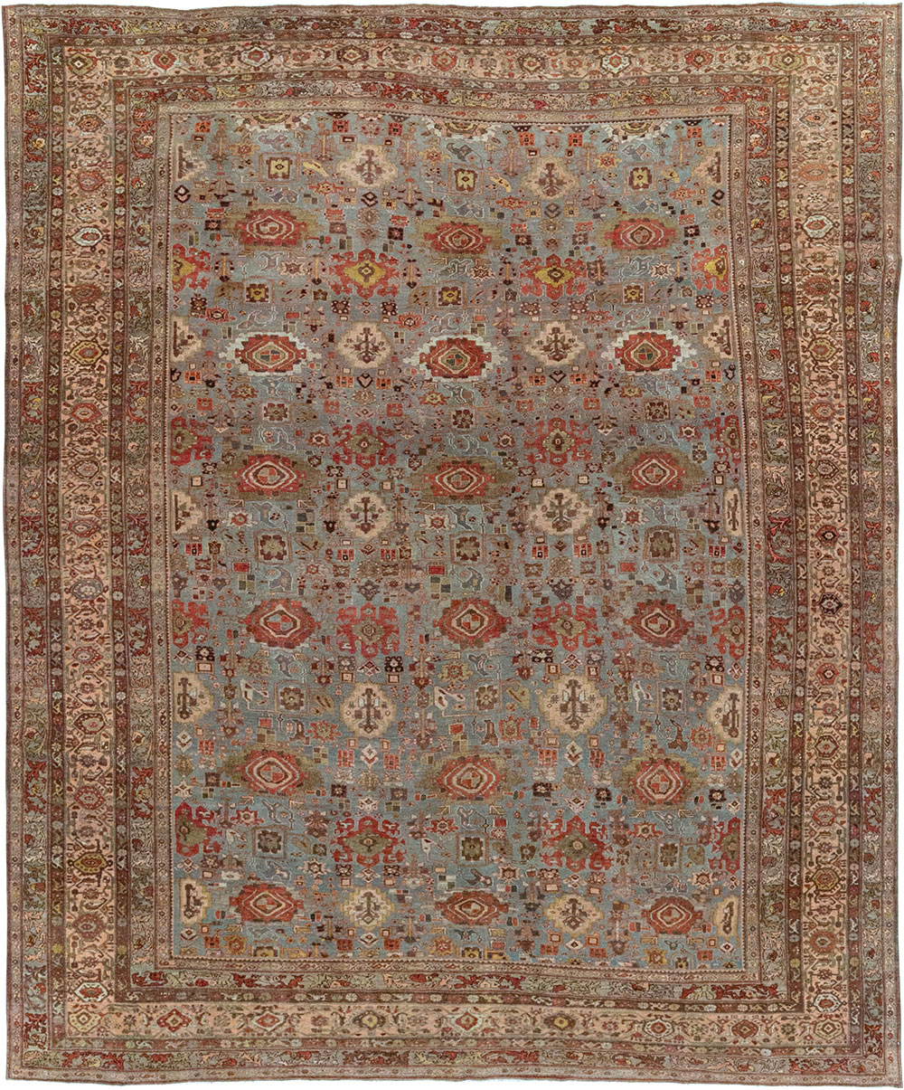 Antique Persian Bidjar Room Size Carpet, No.31523 - Gss